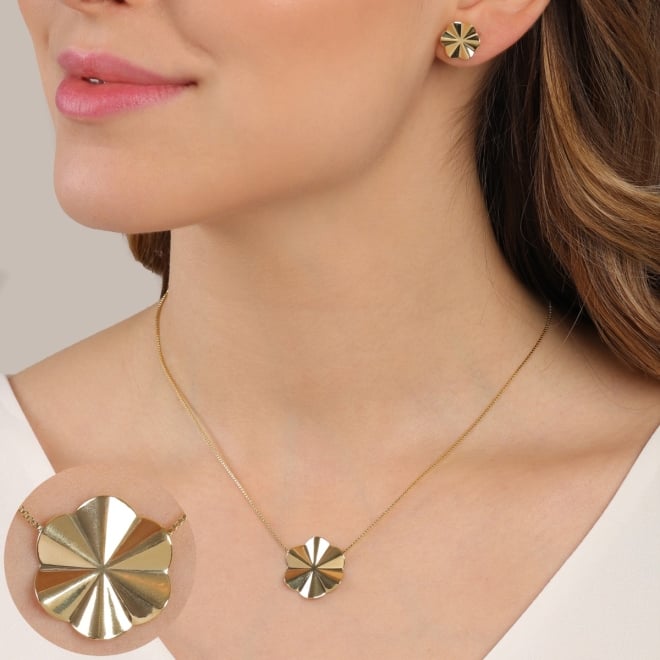 CJ-00227 CONJUNTO COM DESIGN DE FLOR