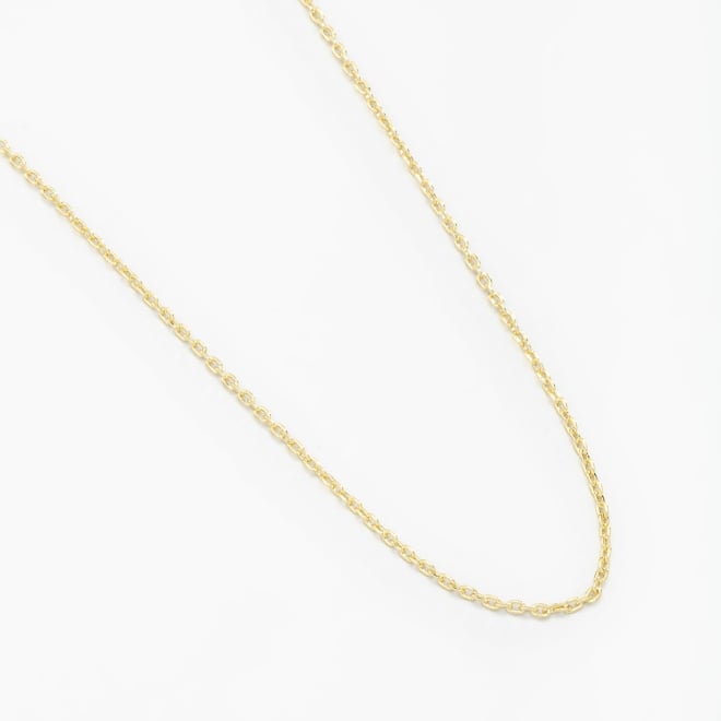CR-00006 CORRENTE BANHADA A OURO 18K TIPO CADEADINHO SEM PINGENTE