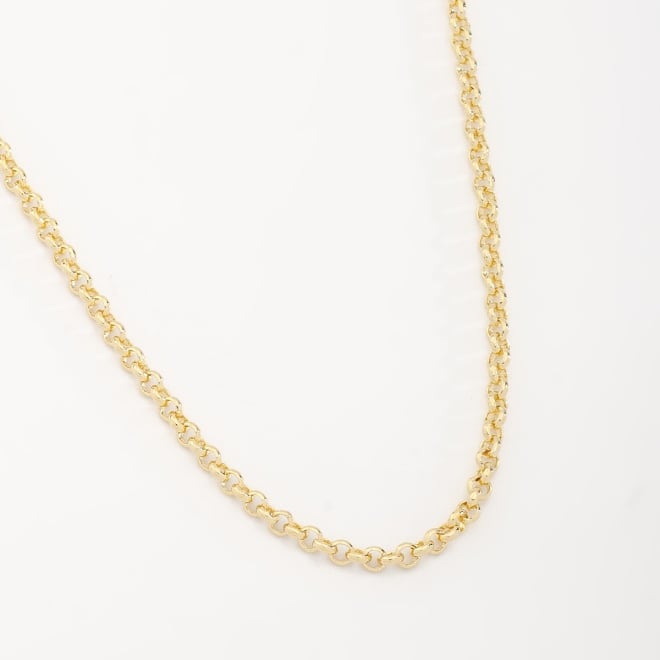 CR-00025 COLAR BANHADO A OURO 18K COM ELOS PORTUGUÊS