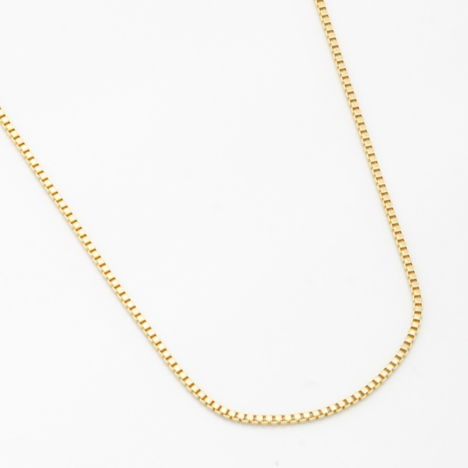 CR-00100 COLAR BANHADO A OURO 18K COM CORRENTE VENEZIANA