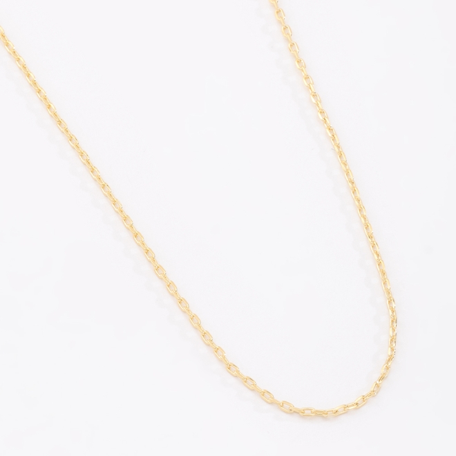 CR-00192 CORRENTE BANHADA A OURO 18K COM ELOS DELICADOS