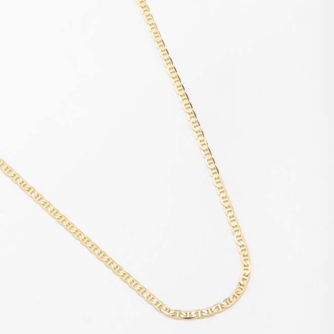 CR-00344 CORRENTE BANHADA A OURO 18K COM DESIGN PIASTRINI