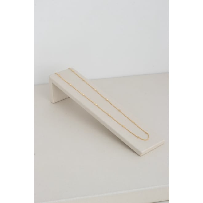 CR-00244 CORRENTE VENEZIANA COM MINI ESFERAS 