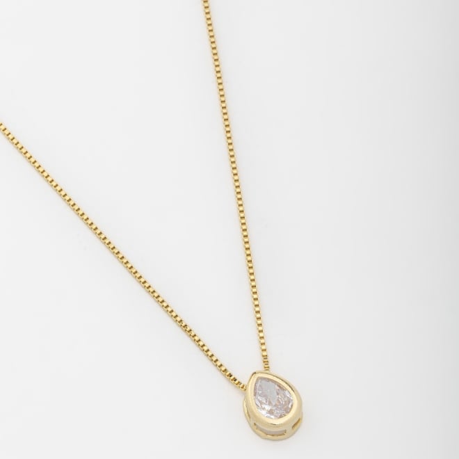 GR-00027 COLAR COM PINGENTE EM FORMATO DE GOTA