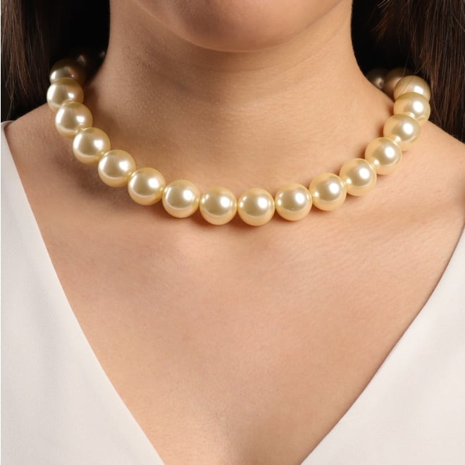 GR-01945 COLAR BANHADO A OURO 18K COM PÉROLAS