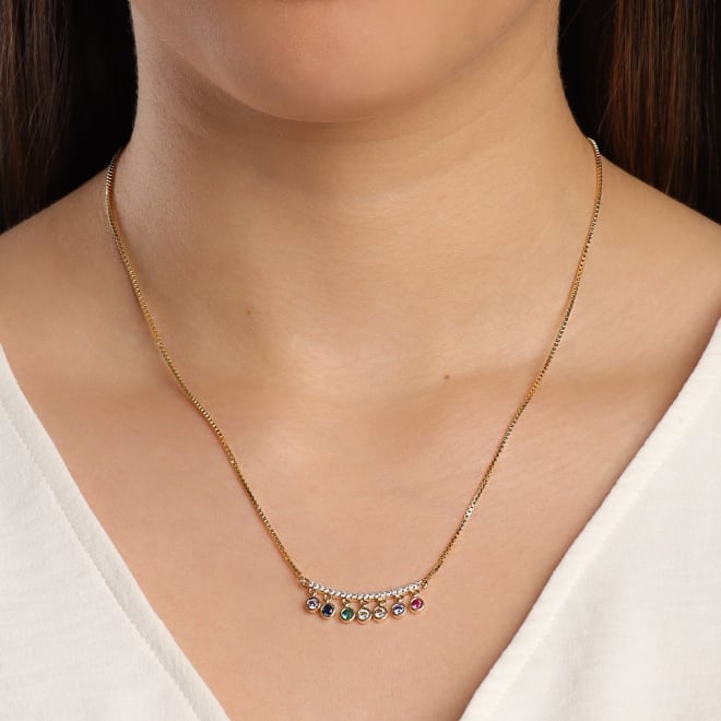 GX-0028 GARGANTILHA PENDURICALHO COM MICRO ZIRCÔNIA