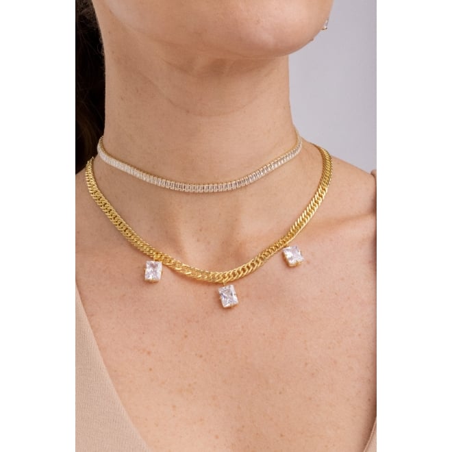 CJX-00127 CONJUNTO PENDURICALHO ZIRCÔNIA 