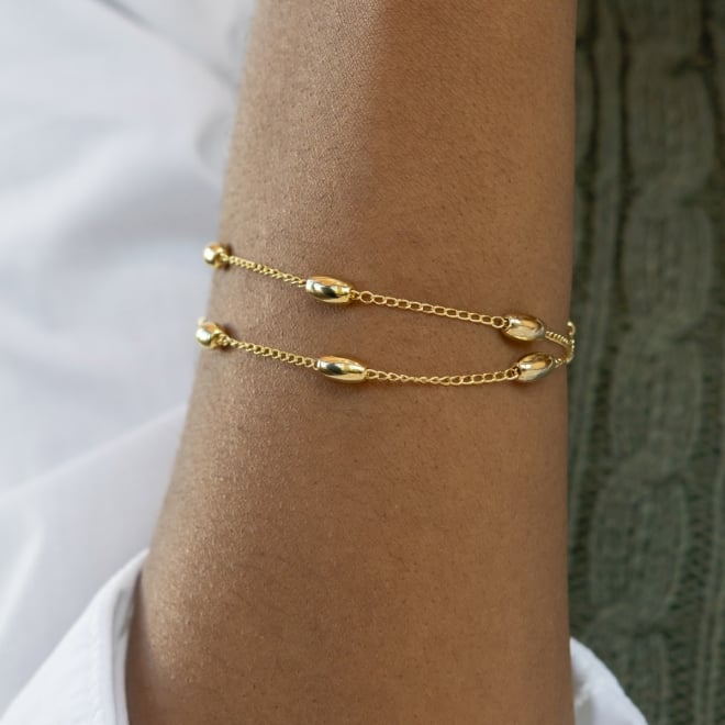 PU-00820 PULSEIRA COM ESFERAS OVAIS