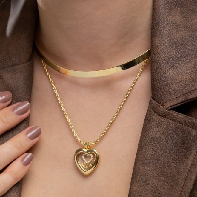 CH-0041 CHOKER COM DESIGN MINIMALISTA