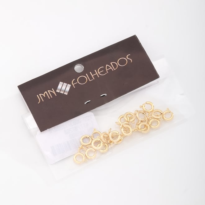KDV-0003 KIT COM 10 FECHOS LAGOSTA BANHADOS A OURO 18K