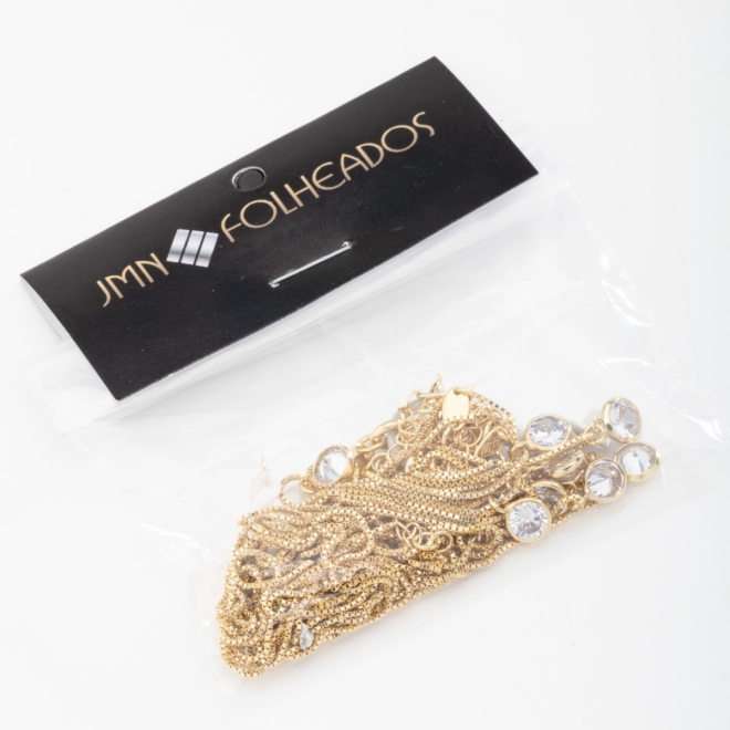 KGR-0011  KIT DE COLAR COM DETALHES EM ZIRCÔNIAS