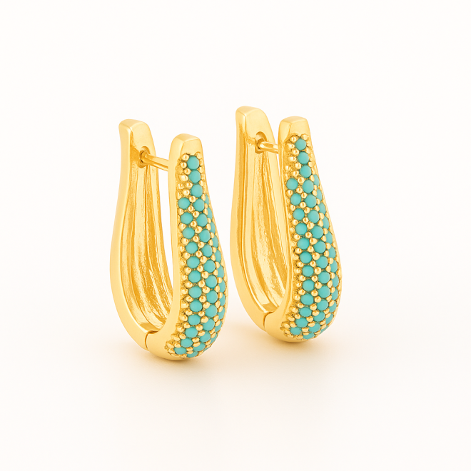 OUTB-11837 BRINCO ARTICULADO BANHADO A OURO 18K EM MICRO ZIRCÔNIAS