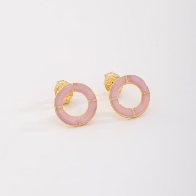 OUTB-15600 BRINCO BANHADO A OURO 18K COM DETALHE ESMALTADO