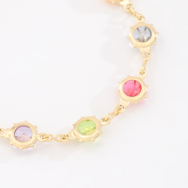 PI-00109 PULSEIRA COM DETALHES EM PEDRAS COLORIDAS LAPIDADAS