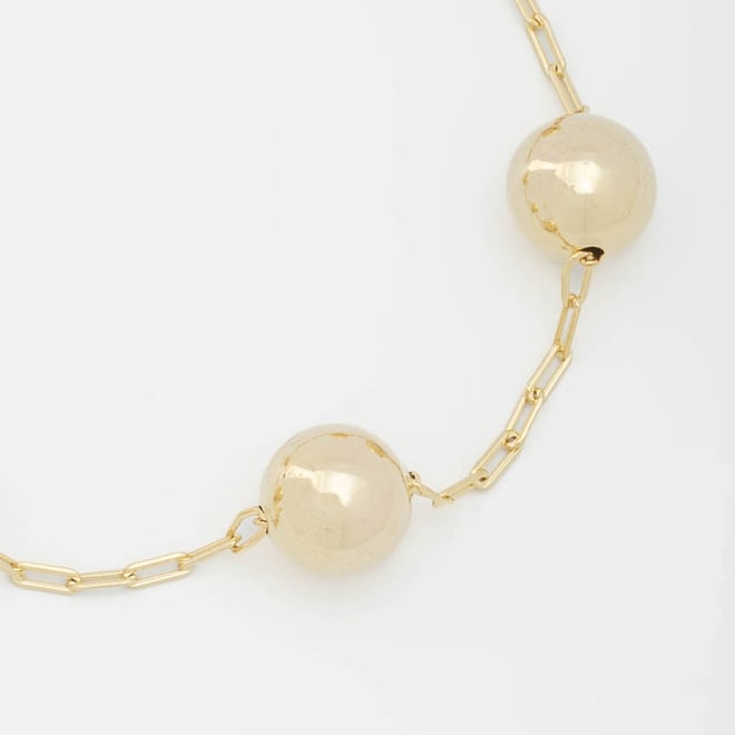 PU-00070 PULSEIRA COM ESFERAS E CORRENTE DELICADA