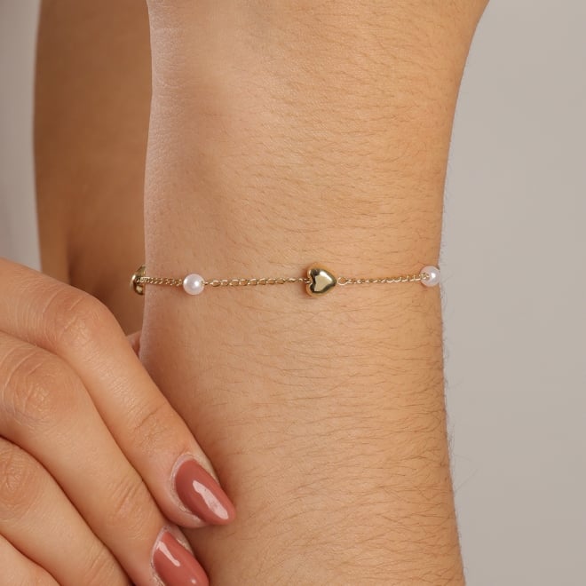 PU-00218 PULSEIRA COM P&Eacute;ROLAS E CORA&Ccedil;&Otilde;ES LISOS