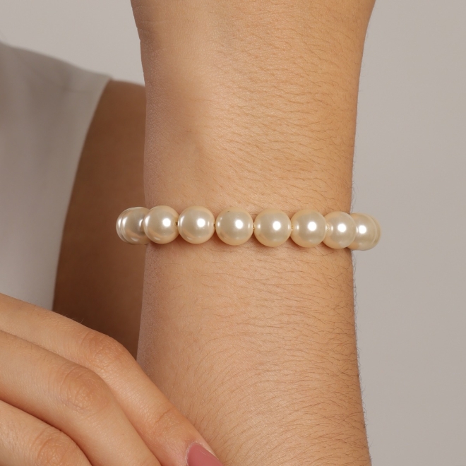 PU-00504 PULSEIRA BANHADA A OURO 18K COM P&Eacute;ROLAS E FECHO REGUL&Aacute;VEL