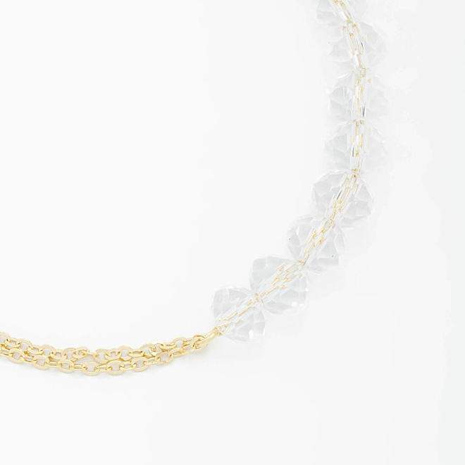 PU-00720 PULSEIRA DETALHES EM CRISTAIS LAPIDADOS