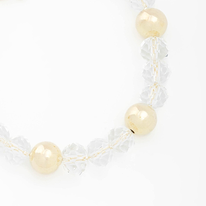 PU-00729 PULSEIRA COM ESFERAS E DETALHES EM CRISTAIS 