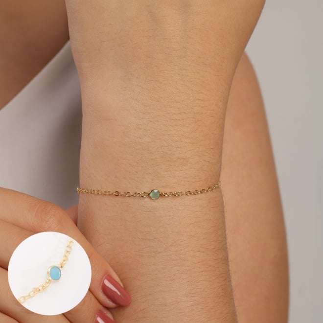 PU-00895 PULSEIRA COM DETALHES EM PEDRAS COLORIDAS