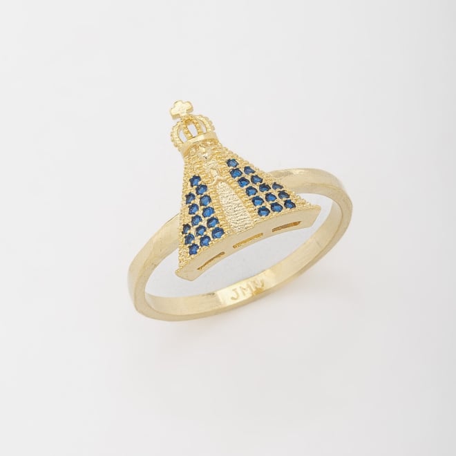 AN-00897 ANEL COM IMAGEM DE NOSSA SENHORA APARECIDA