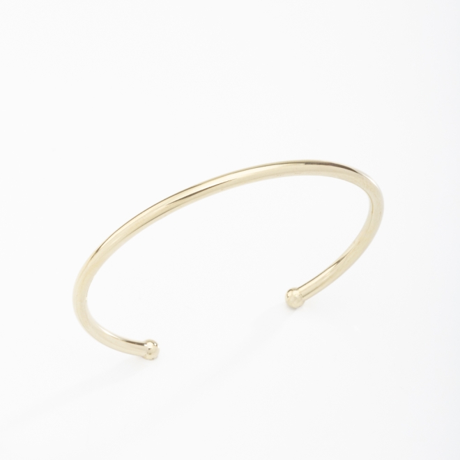 BL-00010 BRACELETE RÍGIDA COM DESIGN LISO