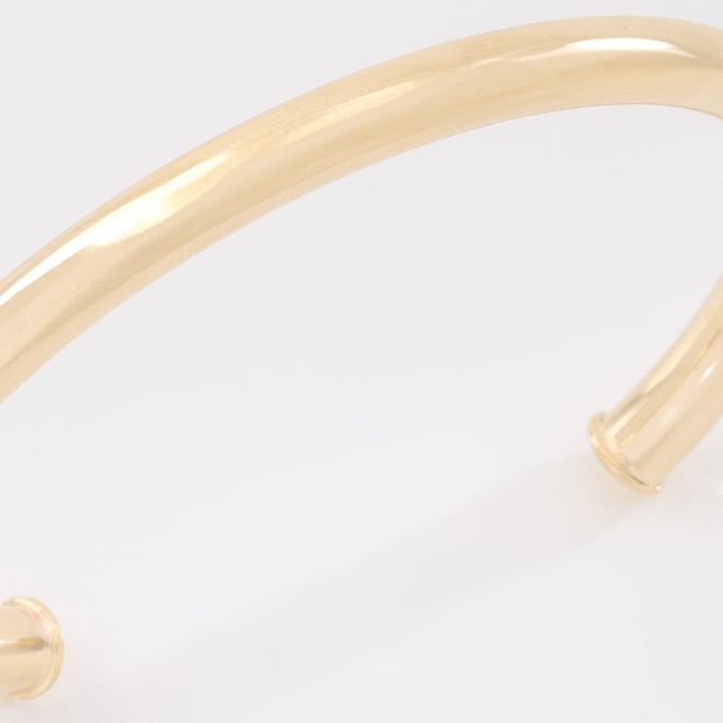 BL-00114 BRACELETE BANHADO A OURO 18K COM DESIGN LISO E ACABAMENTO POLIDO