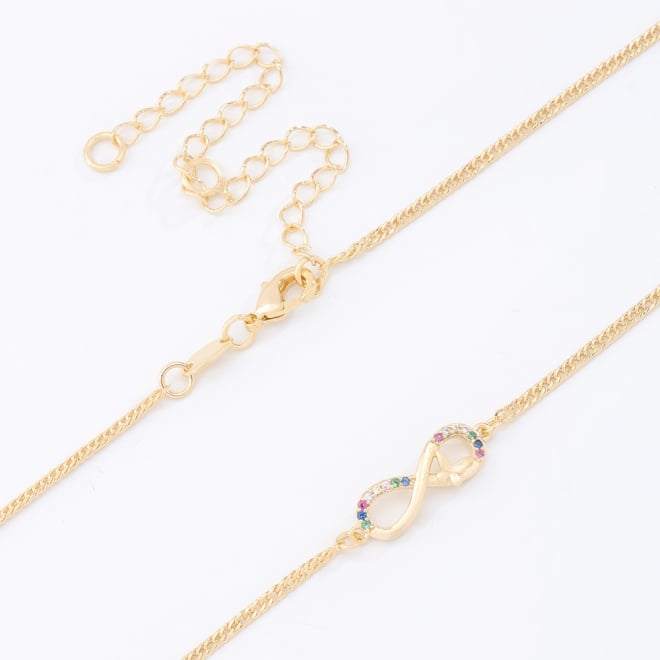 CH-0062-CHOKER SINGAPURA COM SÍMBOLO DO INFINITO