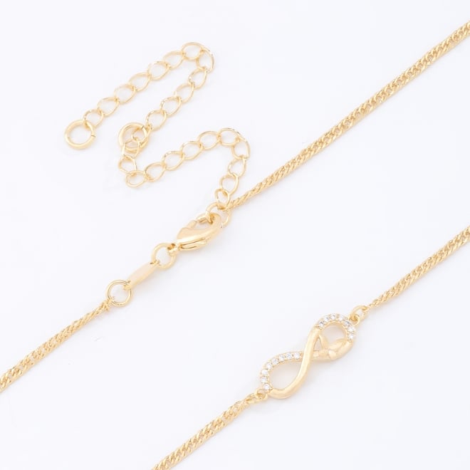 CH-0062-CHOKER SINGAPURA COM SÍMBOLO DO INFINITO
