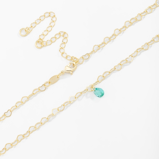 CH-0177 CHOKER COM DETALHE DE ZIRCÔNIA GOTA