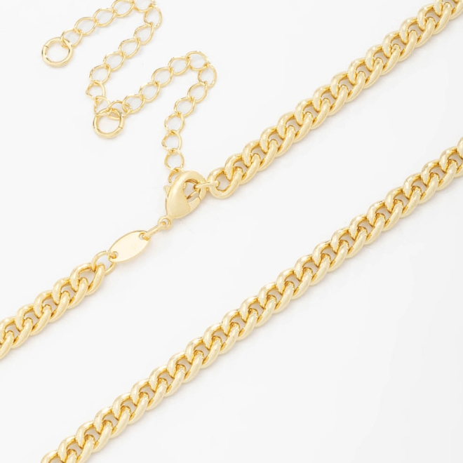 CH-0187 COLAR COM ELO DUPLO E DETALHE AJUSTÁVEL