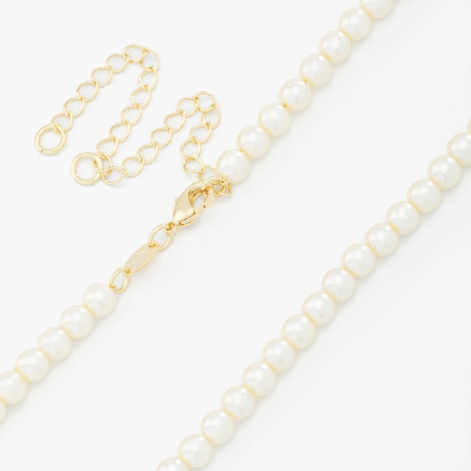 CH-0290 CHOKER COM PÉROLAS CLÁSSICAS E FECHO AJUSTÁVEL
