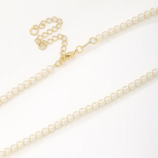 CH-0306-CHOKER COM DETALHES EM PÉROLAS CLÁSSICAS