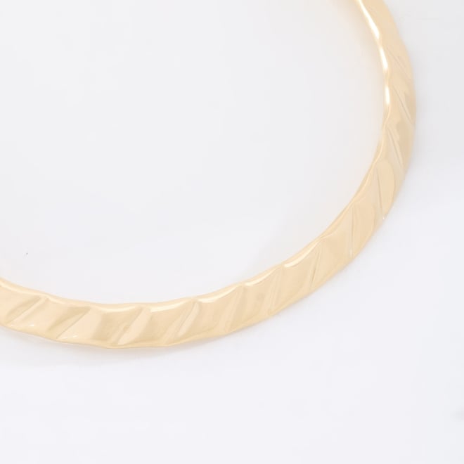 CH-0365 CHOKER BANHADO A OURO 18K COM DESIGN ORGÂNICO