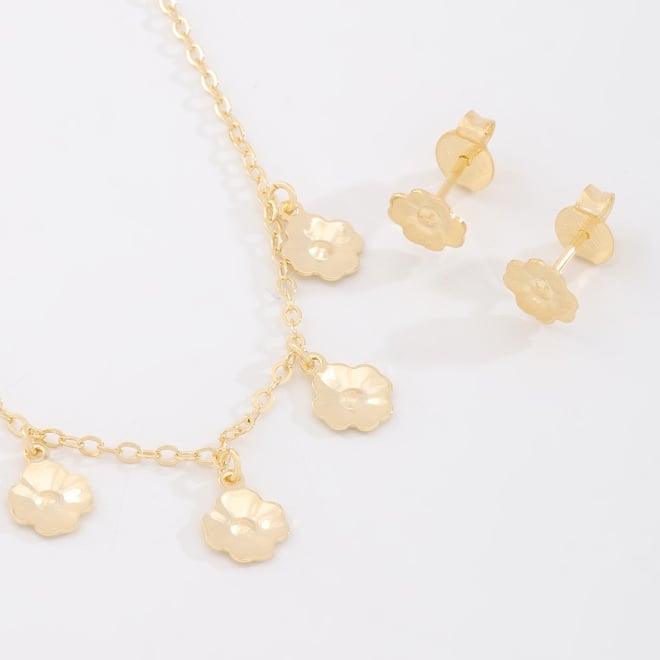 CI-00102-CONJUNTO INFANTIL COM FLORES 