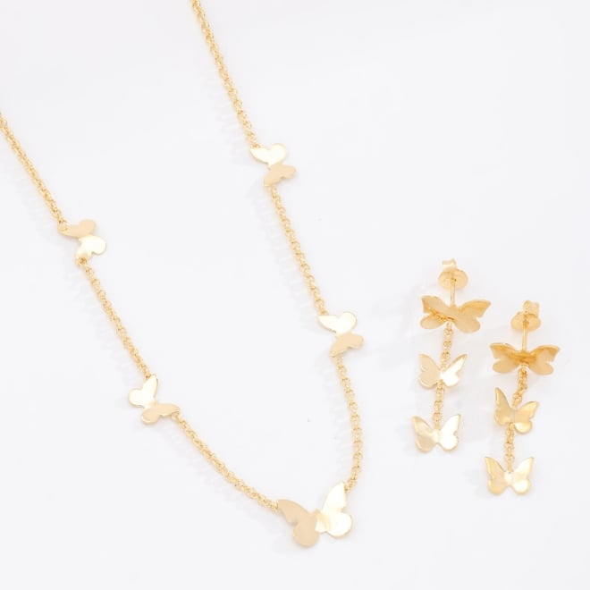 CJ-00122-CONJUNTO COM BORBOLETAS LISAS