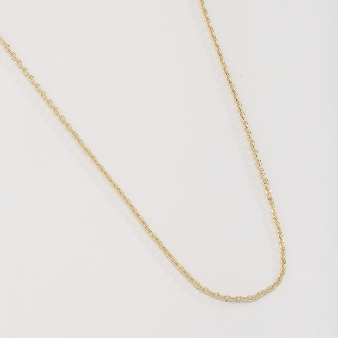 CR-00008 COLAR BANHADO A OURO 18K COM CORRENTE ELO CARTIER