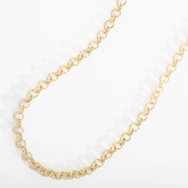 CR-00035 COLAR BANHADO A OURO 18K COM CORRENTE ELO PORTUGUÊS