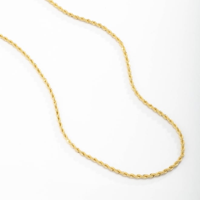CR-00116 COLAR BANHADO A OURO 18K COM CORRENTE TORCIDA