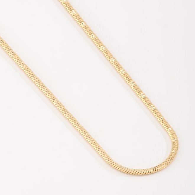CR-00379 CORRENTE SNAKE COM DESIGN LISO