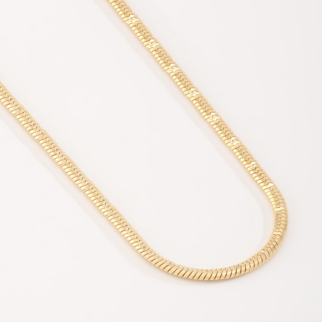 CR-00379 CORRENTE SNAKE COM DESIGN LISO