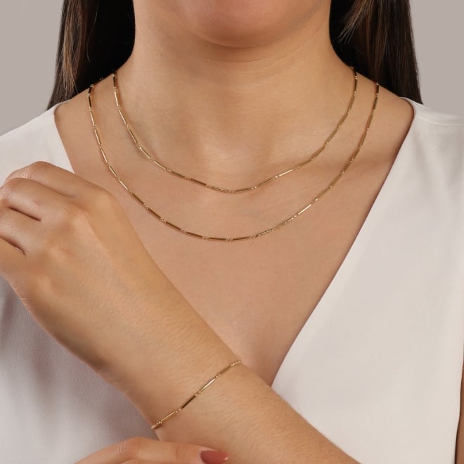 PU-00411 PULSEIRA BANHADA A OURO 18K COM DETALHES EM CANUTILHOS E ESFERAS POLIDAS