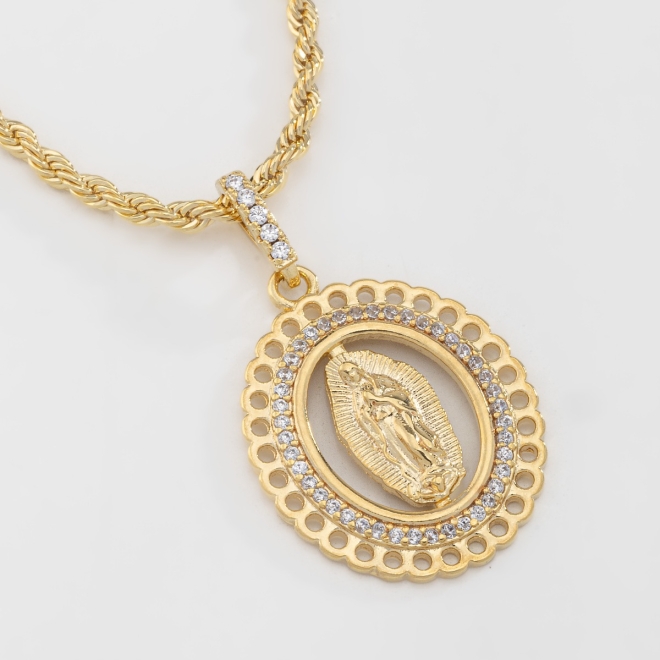 GR-00903 COLAR NOSSA SENHORA DE GUADALUPE 