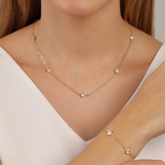 PU-01056-PULSEIRA COM TRÊS ZIRCÔNIAS REDONDAS CRISTAL