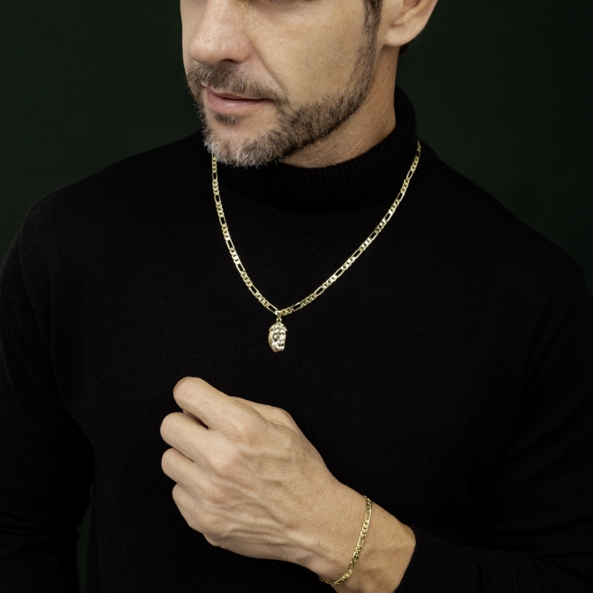 PR-0049 PULSEIRA MASCULINA ELO GRUMET - 20 CM