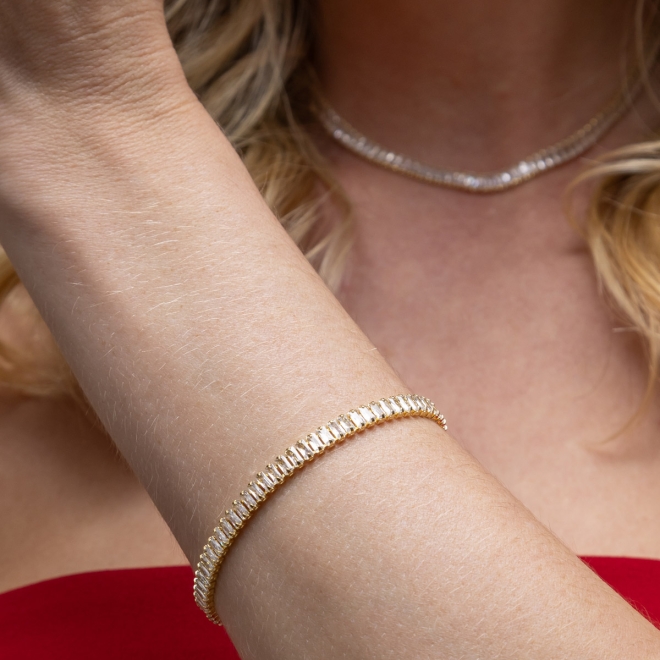 PX-0028 PULSEIRA BANHADA A OURO 18K COM DESIGN RIVIERA