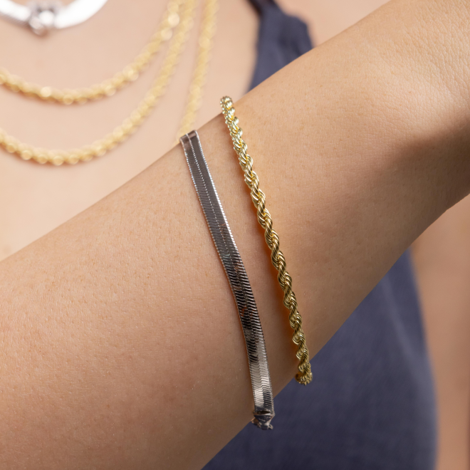 PR-0002 PULSEIRA BANHADA A OURO 18K COM CORRENTE CORDÃO BAIANO