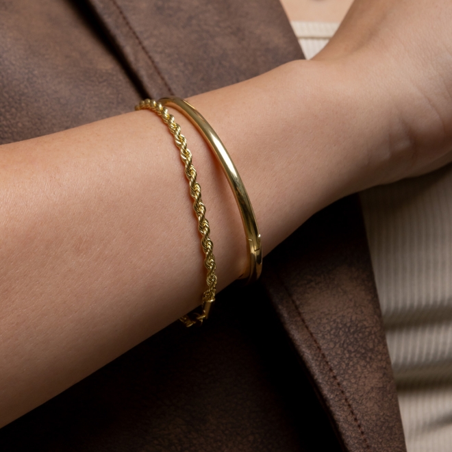 PR-0002 PULSEIRA BANHADA A OURO 18K COM CORRENTE CORDÃO BAIANO