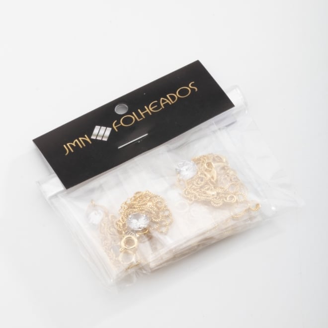 KGR-0008 KIT COM 10 COLARES BANHADOS A OURO 18K COM PINGENTE DE PONTO DE LUZ