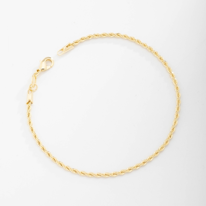 PR-0066 PULSEIRA BANHADA A OURO 18K COM CORRENTE TORCIDA 